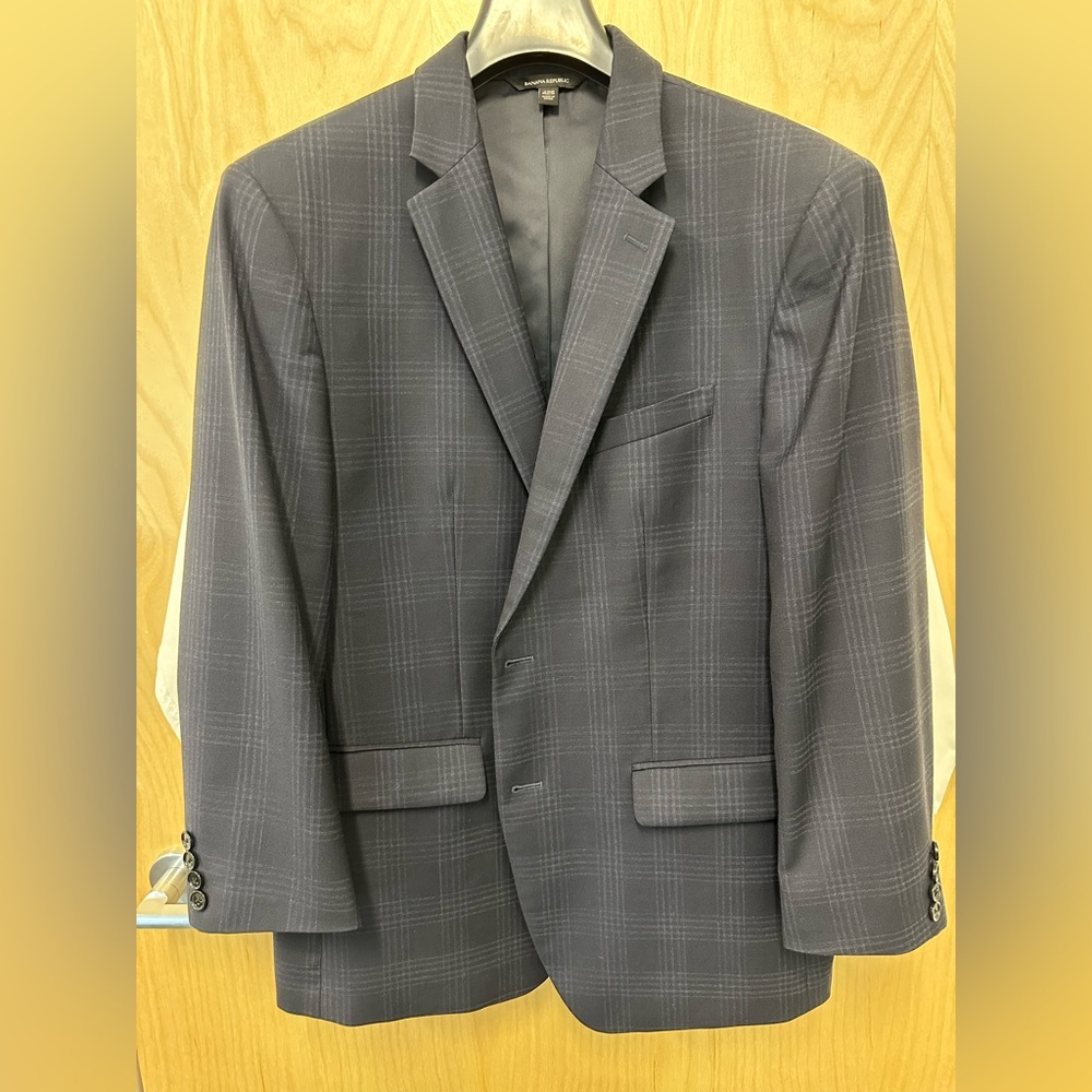 Banana Republic Navy Blue 42S sports coat blazer